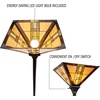 image:imageLavish Home Tiffany Style Floor Lamp 14 x 71