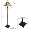 image:imageLavish Home Tiffany Style Floor Lamp 17 x 61Multicolor