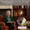 image:imageLavish Home Tiffany Style Table Lamp with Stained Glass Shade BronzeRounded Wings