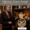 image:imageLavish Home Tiffany Style Teapot Lamp 105 x 7
