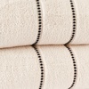 image:imageLavish Home Towel Set Guest Bathroom Essentials Beige 2Pcs 34 x 68Beige and Black