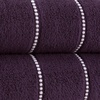 image:imageLavish Home Towel Set Guest Bathroom Essentials Beige 2Pcs 34 x 68Eggplant and Black