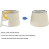 image:imageLavish Home Tripod Floor Lamp NaturalWhite 185 x 58Modern