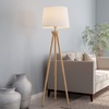 image:imageLavish Home Tripod Floor Lamp NaturalWhite 185 x 58Modern