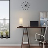 image:imageLavish Home USB Rectangle Lamp with Wood BaseModern Desk Light LED Bulb Included USB Port for Living Room Bedroom OfficeSingle Lamp
