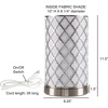 image:imageLavish Home Uplight LED Table Lamp Brushed Silver 625 x 115Moroccan