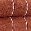 image:imageLuxury Cotton Towel Set 2 Piece Bath Sheet Set Made From 100 Zero Twist Cotton Quick Dry Soft and Absorbent By Bedford Home White  BlackBrick  White