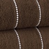 image:imageLuxury Cotton Towel Set 2 Piece Bath Sheet Set Made From 100 Zero Twist Cotton Quick Dry Soft and Absorbent By Bedford Home White  BlackChocolate  White
