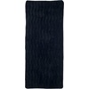 image:imageMicrofiber Memory Foam Bathmat  Oversized Padded Nonslip Accent Rug for Bathroom Kitchen Laundry Room Wave Pattern by Lavish Home Black