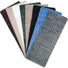 image:imageMicrofiber Memory Foam Bathmat  Oversized Padded Nonslip Accent Rug for Bathroom Kitchen Laundry Room Wave Pattern by Lavish Home Black