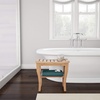 image:imageShower BenchWater Resistant Natural EcoFriendly Bamboo with Storage Shelf for Bathroom Spa or Sauna by Lavish Home