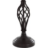 image:imageSpiral Cage Table Lamps  Set of 2 OilRubbed Bronze Modern Farmhouse Style Bedside or Living Room Lamps with White Drum Shades by Lavish Home