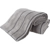 image:image2Piece Bath Towel Set  Quick Dry Large 34x68in Bath Towels for Shower Gym Spa and Dorm Room  100 Cotton Main or Guest Bathroom Essentials  Highly Absorbent Bath Sheets by Lavish Home BlackSilver and Black