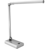 image:imageLED Desk Lamp  Contemporary Reading Light with 36 LEDs and 2 Rigid Adjustable Arms for Home Office Bedside or Dorm Room  by Lavish Home WhiteSilver