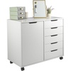 image:imageLavish Home 5 Drawer Office Storage Cabinet White 3075x1575x2543