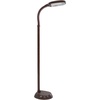 image:imageLavish Home 721438 Full Spectrum Natural Sunlight Floor Lamp with Bendable NeckReading Craft Studying and Esthetician Light 625 BrownBrown