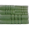 image:imageLavish Home 8PC Plush Bathroom Towels Set  650GSM 100 Cotton Bathroom Essentials with 4 Absorbent Wash Cloths 2 Hand Cloths and 2 Bath Towel for Shower Gym Dorm and Spa Green