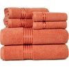 image:imageLavish Home Bathroom Towels Set Taupe Set of 6Brick