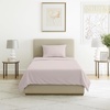 image:imageLavish Home Brushed Microfiber Sheet Set Twin Extra Long WhiteBeige