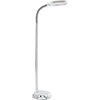 image:imageLavish Home Floor Lamp  Full Spectrum Natural Sunlight Lamp with Bendable Neck  Reading Craft Studying and Esthetician Light Chrome