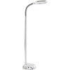 image:imageLavish Home Floor Lamp  Full Spectrum Natural Sunlight Lamp with Bendable Neck  Reading Craft Studying and Esthetician Light ChromeChrome