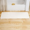 image:imageLavish Home Oversized Bathroom Rug  ExtraLong Memory Foam Bath Mat with Nonslip Backing  Absorbent Runner for the Shower Tub or Sink White