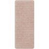 image:imageLavish Home Oversized Bathroom RugMemory Foam Bath Mat in Beige Textured Stripes Extra Long NonSlip Absorbent Runner for Shower Tub or Kitchen