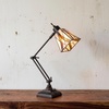 image:imageLavish Home Tiffany Architect Desk Lamp with Stained Glass Shade Bronze