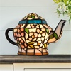 image:imageLavish Home Tiffany Style Teapot Lamp 105 x 7