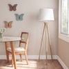 image:imageLavish Home Tripod Floor Lamp NaturalWhite 185 x 58Modern
