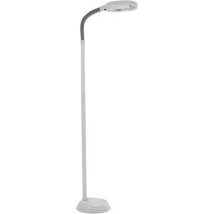 image:imageAdjustable Floor Lamp  Full Spectrum Natural Sunlight Lamp with Bendable Neck  Reading Crafting Esthetician Floor Light by Lavish Home Beige