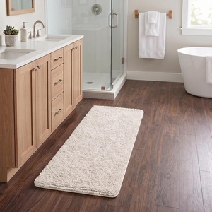 image:imageLavish Home Bath Mat White 58 x 24