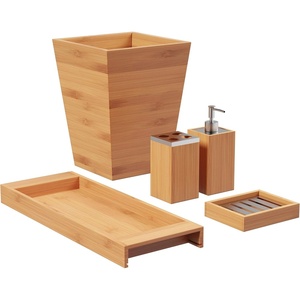 image:imageLavish Home Bathroom Decor Set Natural 5PieceSet