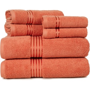 image:imageLavish Home Bathroom Towels Set Taupe Set of 6Brick