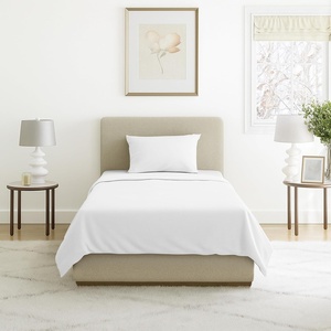 image:imageLavish Home Brushed Microfiber Sheet Set Twin Extra Long WhiteWhite