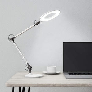 image:imageLavish Home LED Desk Lamp  Swing Arm Architect Lamp  Adjustable Natural Sun Lighting for Home Office Bedroom or Dorm Room White