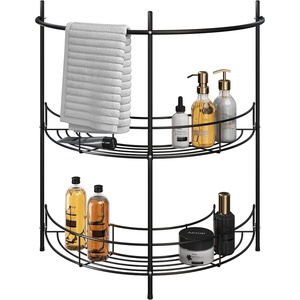 image:imageLavish Home Pedestal Sink Organizer Black 2125 x 11 x 2325