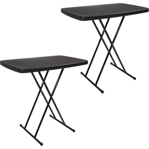 image:imageLavish Home Small Adjustable Folding TV Tray Table White 19H24H28HBlack