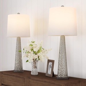 image:imageLavish Home Table Lamps Silver Set of 2 12 x 3025