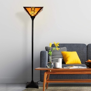 image:imageLavish Home Tiffany Style Floor Lamp 14 x 71
