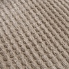 image:image24x59 Memory Foam Extra Long Bath Mat by Lavish Home  Woven Jacquard Fleece  BlueTaupe