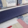 image:image2Piece Quilt Set  Nautical Americana Patchwork Print AllSeason Soft Microfiber Bedspread with Shams  Bedding by Bedford Home Twin