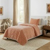 image:image3PC Velvet Queen Quilt Bedding Set  96x92 Inch Queen Bedspread and Matching Pillow Shams  Medium Weight Bed Set for All Seasons  Ultra Soft Luxury Cotton Velvet Bedding by Lavish Home CreamPink