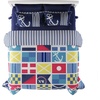 image:image3Piece FullQueen Quilt Set  CoastalThemed Reversible Bedspread with Sham  Lightweight Breathable Hypoallergenic Bedding by Lavish HomeFullQueen
