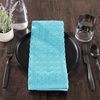image:imageBedford Home Kitchen Towels Set of 816x28Absorbent 100 Cotton Hand Towel Modern Circle Pattern Weave in 4 Solid ColorsDishtowels for DryingSet of 8