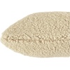 image:imageBody Pillow Cover Sherpa with side zipper by Lavish Home  18 x52 Ivory