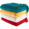 image:imageChenille Throw Blanket For Couch Home Dcor Bed Sofa amp ChairOversized 60 x 70 Lightweight 5 Fringe UltraSoft amp Shiny in Lagoon Teal by LHC Vineyard RedVineyard Red