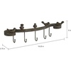 image:imageDecorative Bird on Tree Branch HookCast Iron Shabby Chic Rustic Wall Mount Hooks for Coats Towels Hats Scarves Jewelry and More by Lavish HomeRibbon