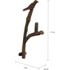 image:imageDecorative Bird on Tree Branch HookCast Iron Shabby Chic Rustic Wall Mount Hooks for Coats Towels Hats Scarves Jewelry and More by Lavish HomeTree