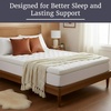 image:imageDown Alternative Mattress TopperKing Size 3 Gusset Hypoallergenic Fiber Filled Pillowtop Pad for Cushion amp SupportMicrofiber Cover by Lavish HomeWhite